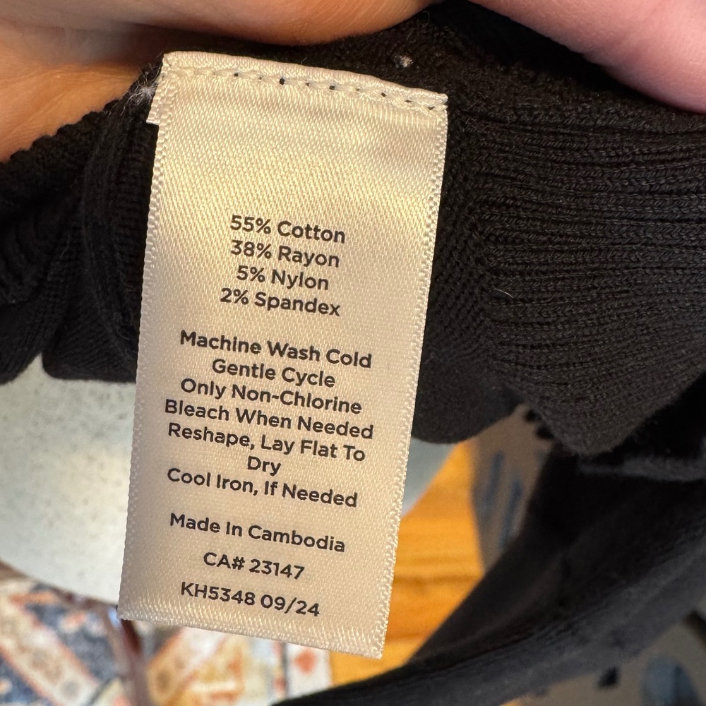 Talbots | Scallop Edge Raglan Sweater - Picture 6 of 8